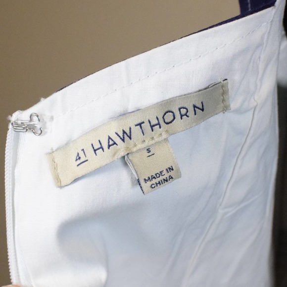 41 Hawthorn Fit Flare Sleeveless Striped Cotton Sundress S - Picture 8 of 9